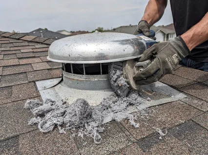 Cleaning Dryer Vent On Roof in Bexley