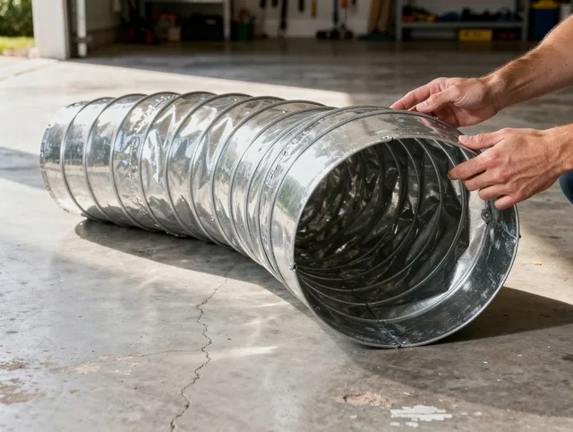 Bexley Dryer Vent Cleaning specialist using advanced equipment for thorough duct cleaning in Bexley