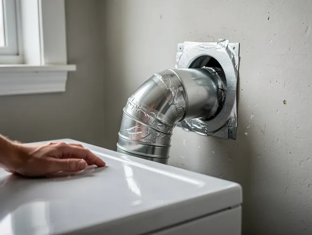 Bexley Dryer Vent Cleaning expert performing professional dryer vent repair and installation in Bexley